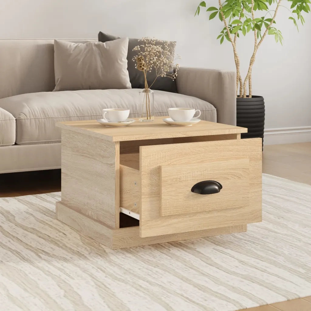 Tavolino da salotto | Tavolino da caff¨¨ | Tavolino da Soggiorno Rovere Sonoma 50x50x35 cm Legno Multistrato