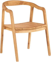 Sedia da Giardino per Sala da Pranzo - Posto a Sedere per Terrazza - Sedia in Legno di Teak - Progetto di Alta Qualità - 55 cm x 74 cm x 55 cm