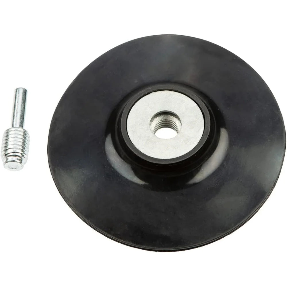 Topex 55h928 disco in gomma ades esivo 125 mm x m14 + supporto ds