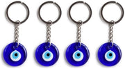 Schiaccianoci con Occhi di Cristallo - Blu - Orecchie di Cristallo - Antico Cassetto in Metallo - Vetro Duraturo - Occhio di Fortuna - Amuleto Protettivo