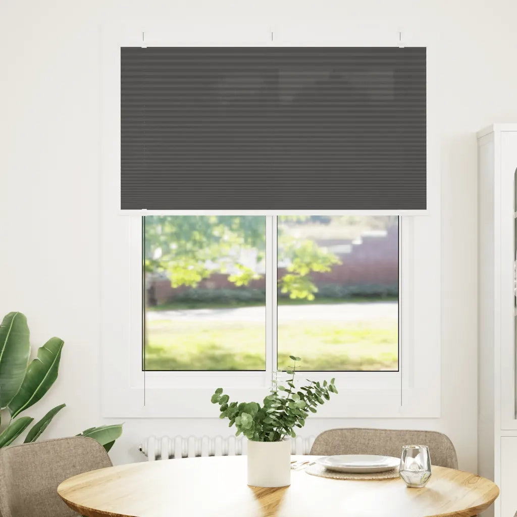 Tenda Plissettata | Tenda pliss¨¨ Nera 105x150 cm Larghezza Tessuto 104,4 cm