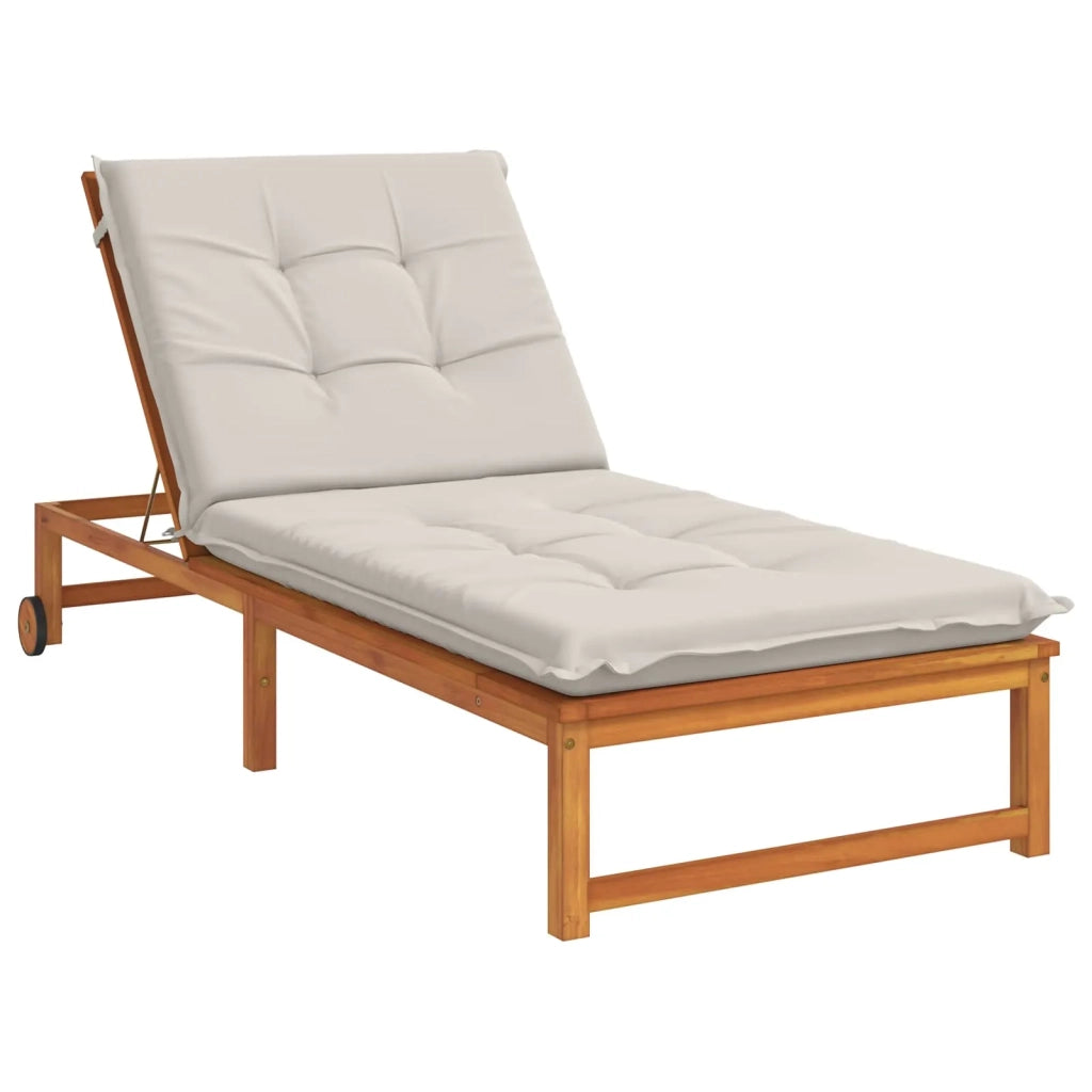 Cuscino per Lettino GEMERT 100% Poliestere Bianco 947459