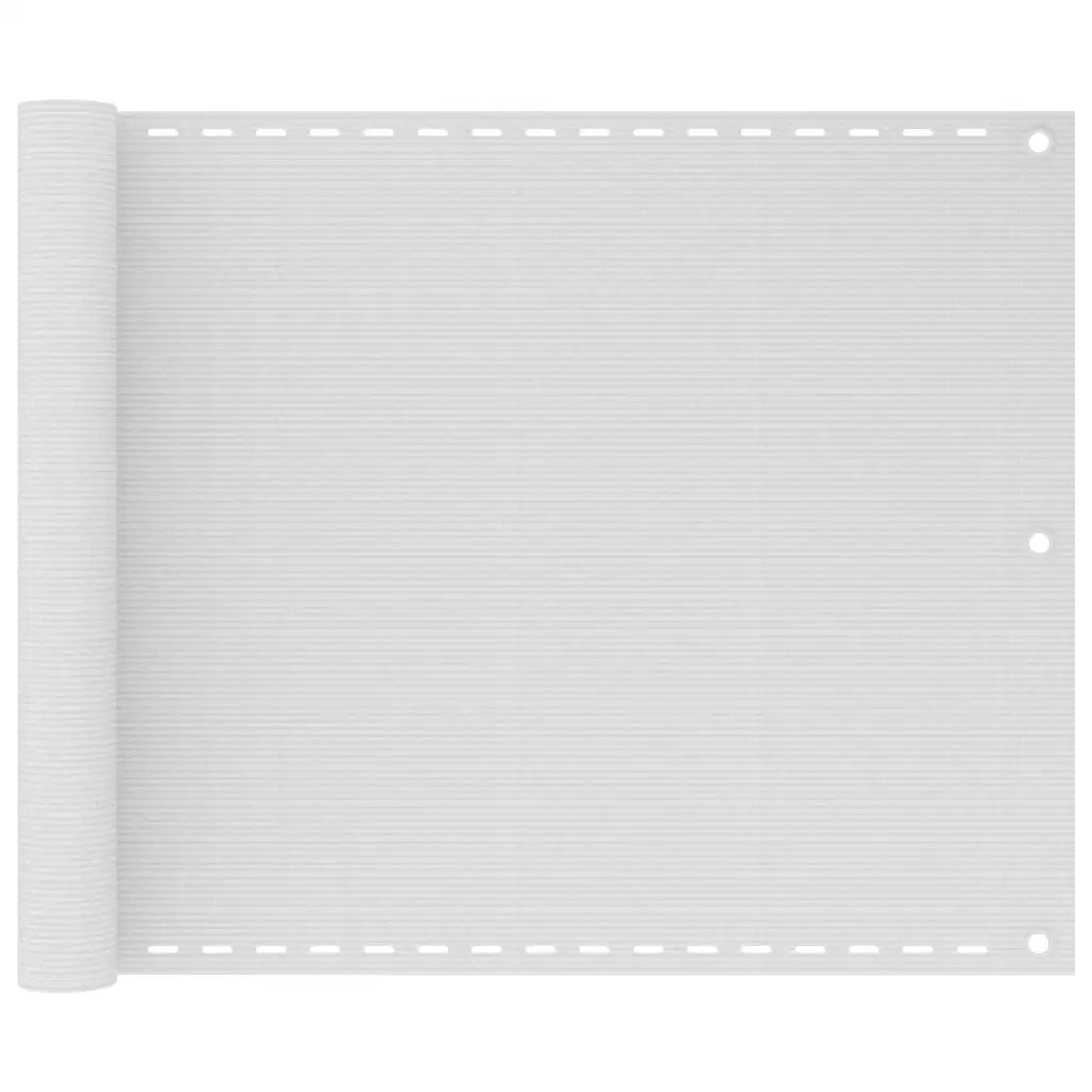 Paravento da Balcone HDPE 75x400 cm Bianco cod mxl 25365