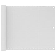 Paravento da Balcone HDPE 75x400 cm Bianco cod mxl 25365