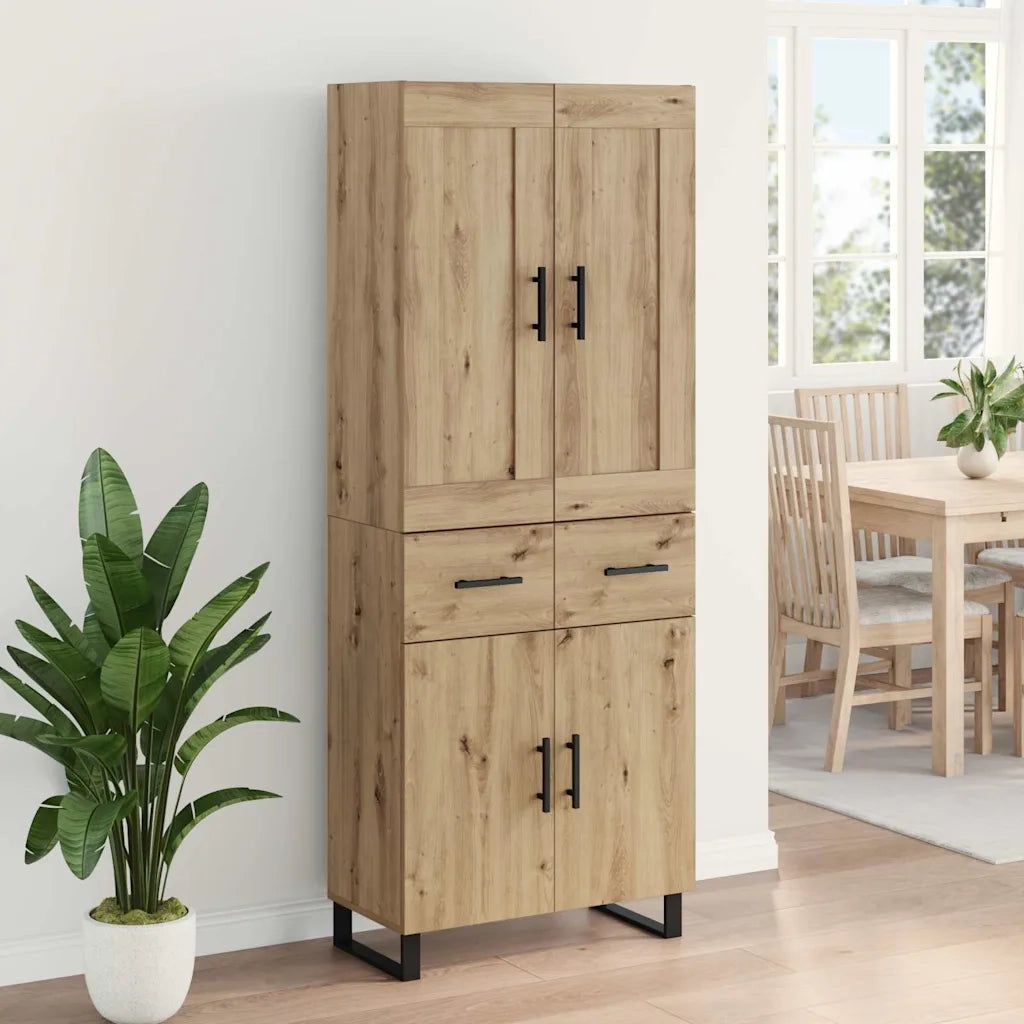 Credenza con cassetto Rovere artigianale 69,5 x 34 x 180 cm 3415884