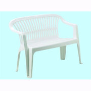Panchina  Diva in resina da Giardino / Esterno Colore bianco. Dimensioni 114x55xH82 cm