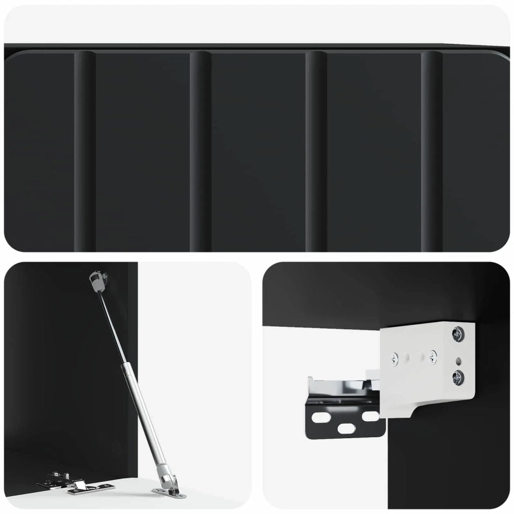 Mobile Porta TV da Muro Nero 59,5 x 41 x 30 cm 898336