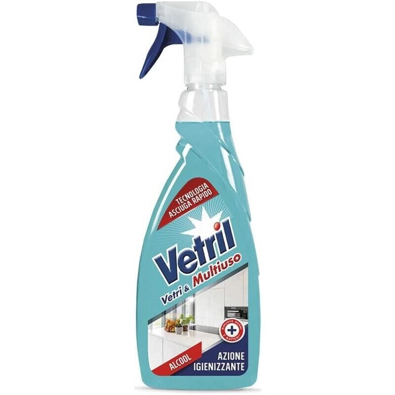 SET 12 VETRIL DETERGENTE MULTISUO IN FORMATO DA 650ML CON ALCOOL