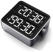 Timer a doppia LED, contatore, orologio digitale, timer per studenti e bambini, 1 pezzo