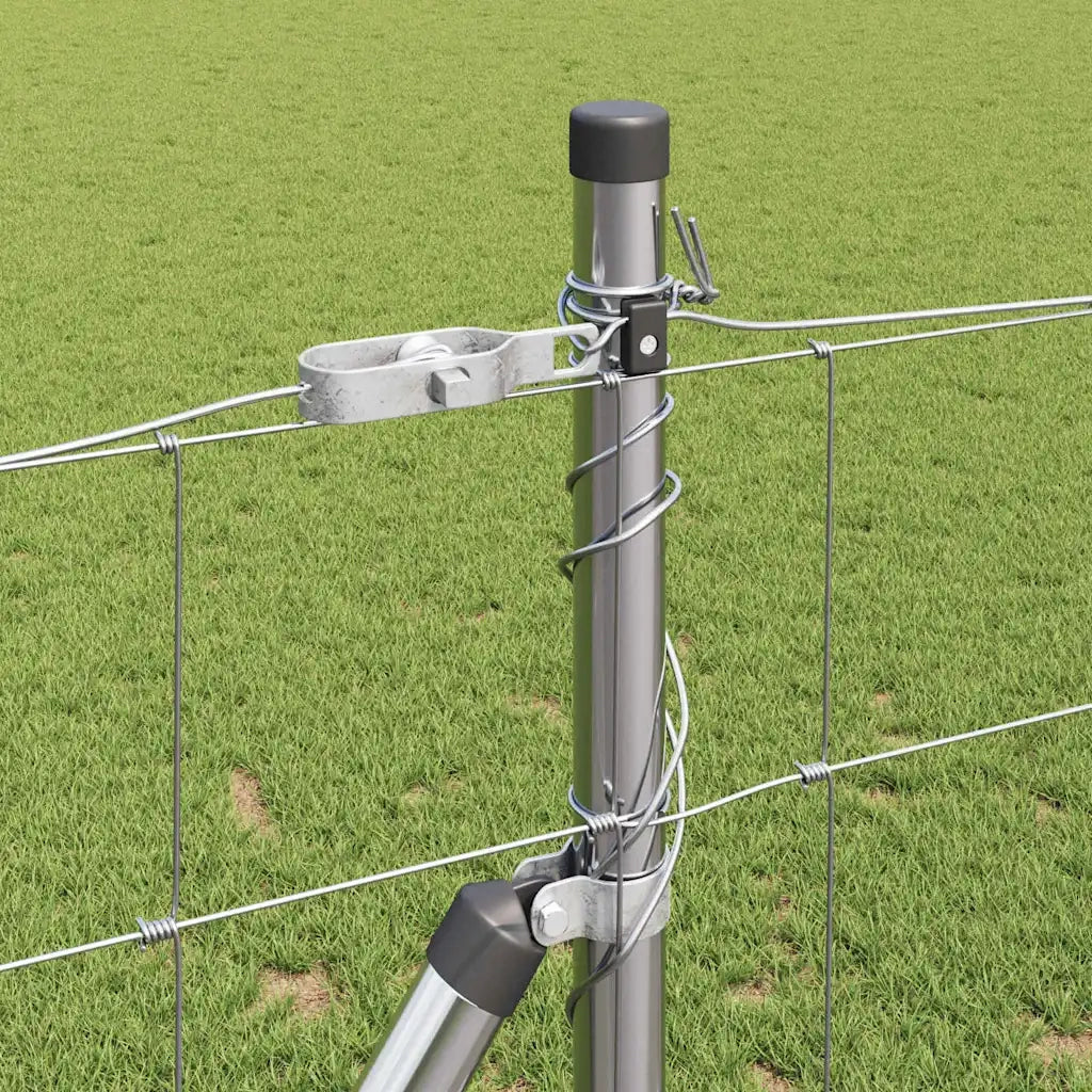 Palo della recinzione Zincato 25 x 1,2 m Acciaio