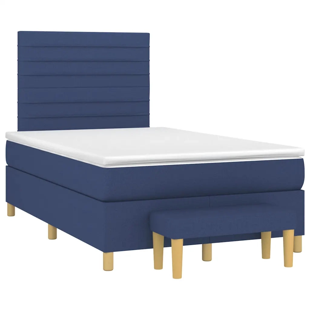 Giroletto a Molle con Materasso Blu 120x190 cm in Tessuto 3270417