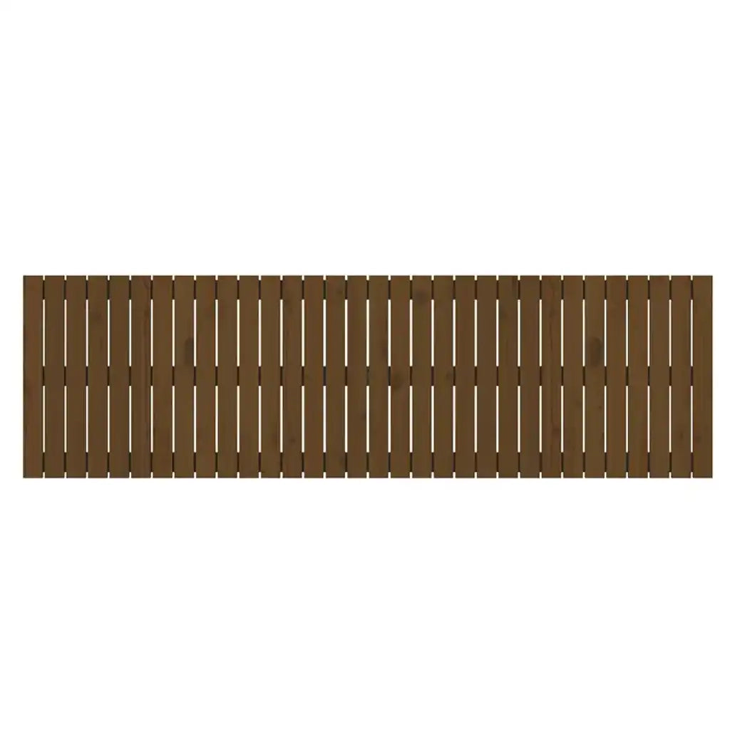 Testiera da Parete Ambra 204x3x60 cm in Legno Massello di Pino