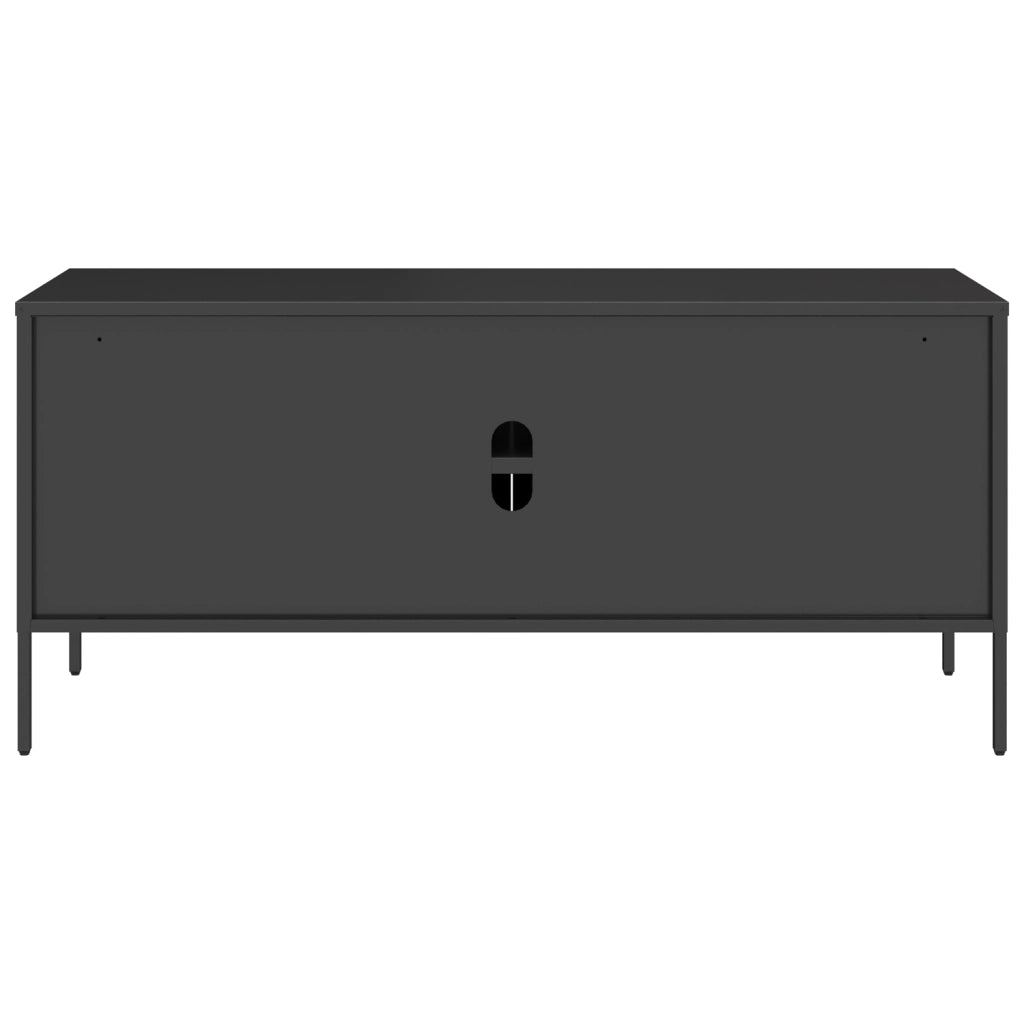 Mobile TV in metallo 120cm nero TOM