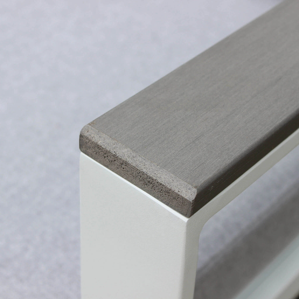 Salotto angolare da Giardino in Alluminio Poliestere cm 135x86x82 - SURA