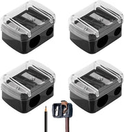 Set di 4 smerigli per matite da make-up con diverse misure, adatto per matite per sopracciglia, matite per occhi e matite per labbra.