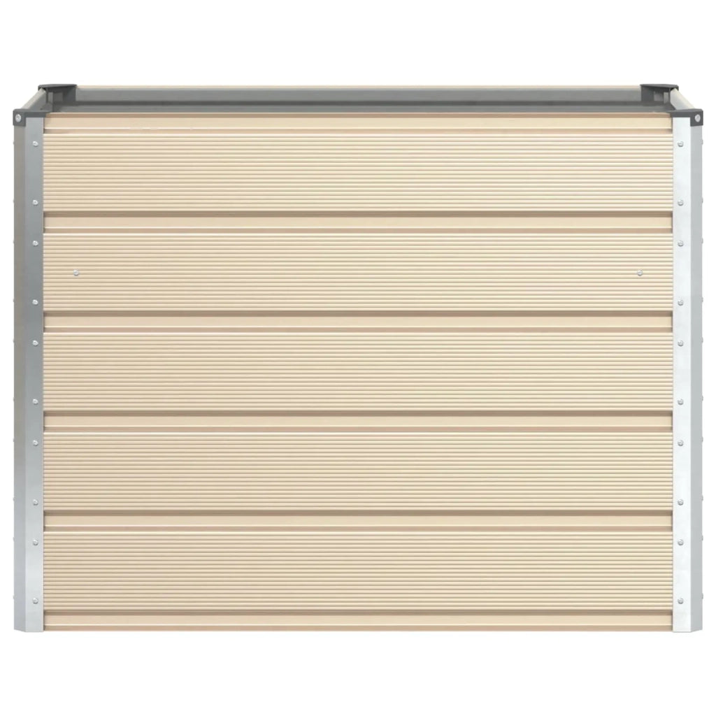 Fioriera Avorio 100 x 50 x 75 cm Acciaio zincato