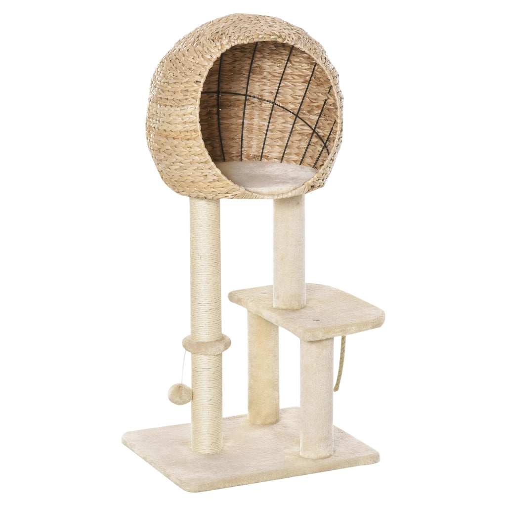 TIRAGRAFFI con cuccia 100 cm Beige in MDF