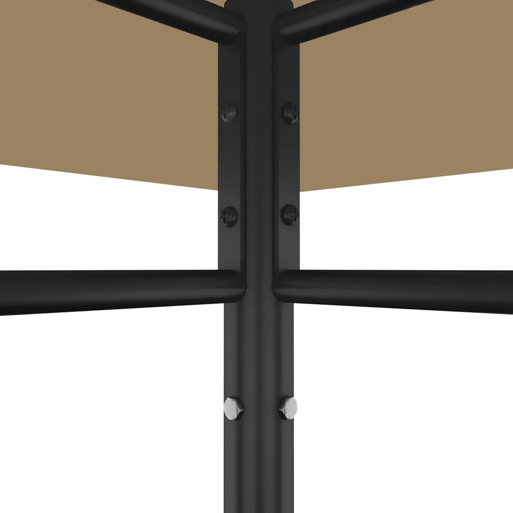 Gazebo 3x3x2,7 m Grigio Talpa 180 g/m² 313919