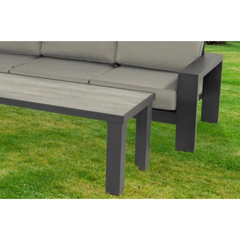 Divano da giardino TITAN 3 posti + tavolino â€“ HARTMAN