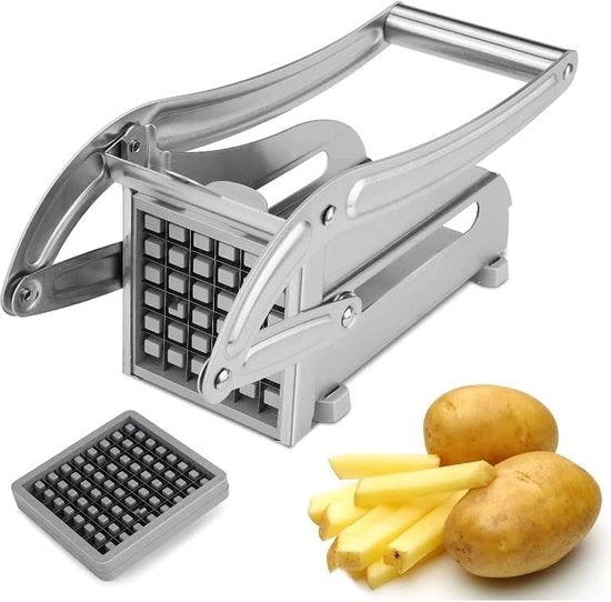 Snipatore di patate in acciaio inossidabile con riserva manuale - Professionale - Verdure, cipolle, patate, carote, frutta