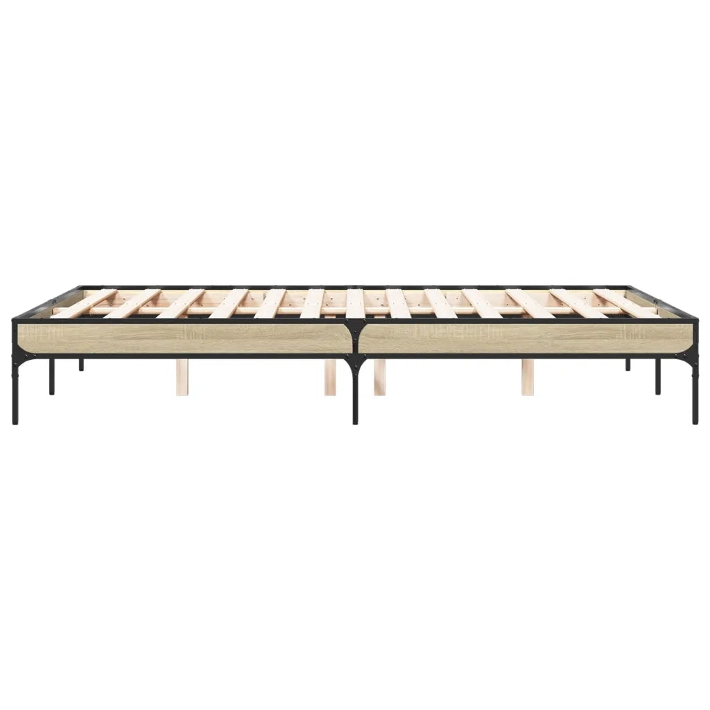 Giroletto Rovere Sonoma 135x190 cm in Legno Multistrato Metallo 845042