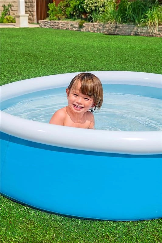 BESTWAY PISCINA CON STRUTTURA E 1 TOPPA DI RIPARAZIONE 1.22X1.22X30.5 CM CAPACITÀ 365L