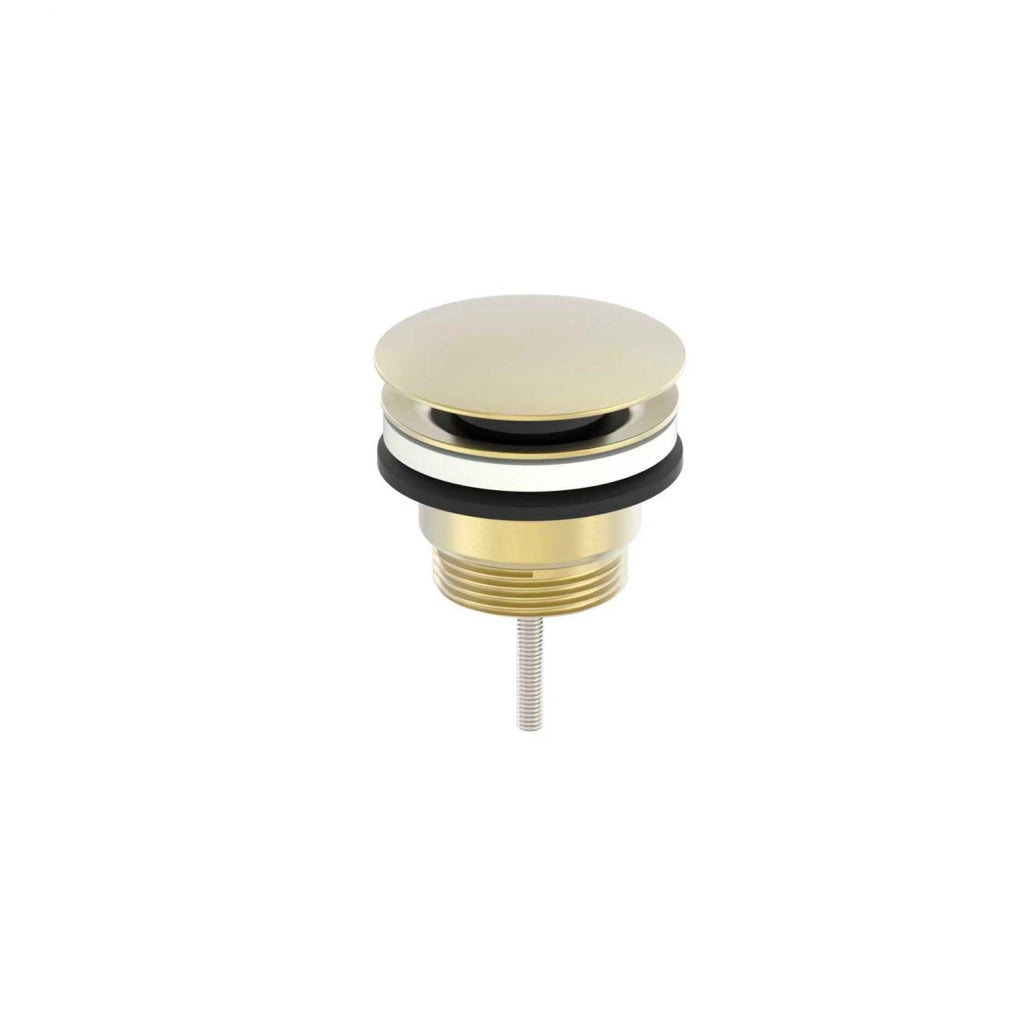 SINED Piletta scarico in acciaio inox 316L finitura PVD oro Modello PILETTA-SCARICO-LEVANTE-ORO