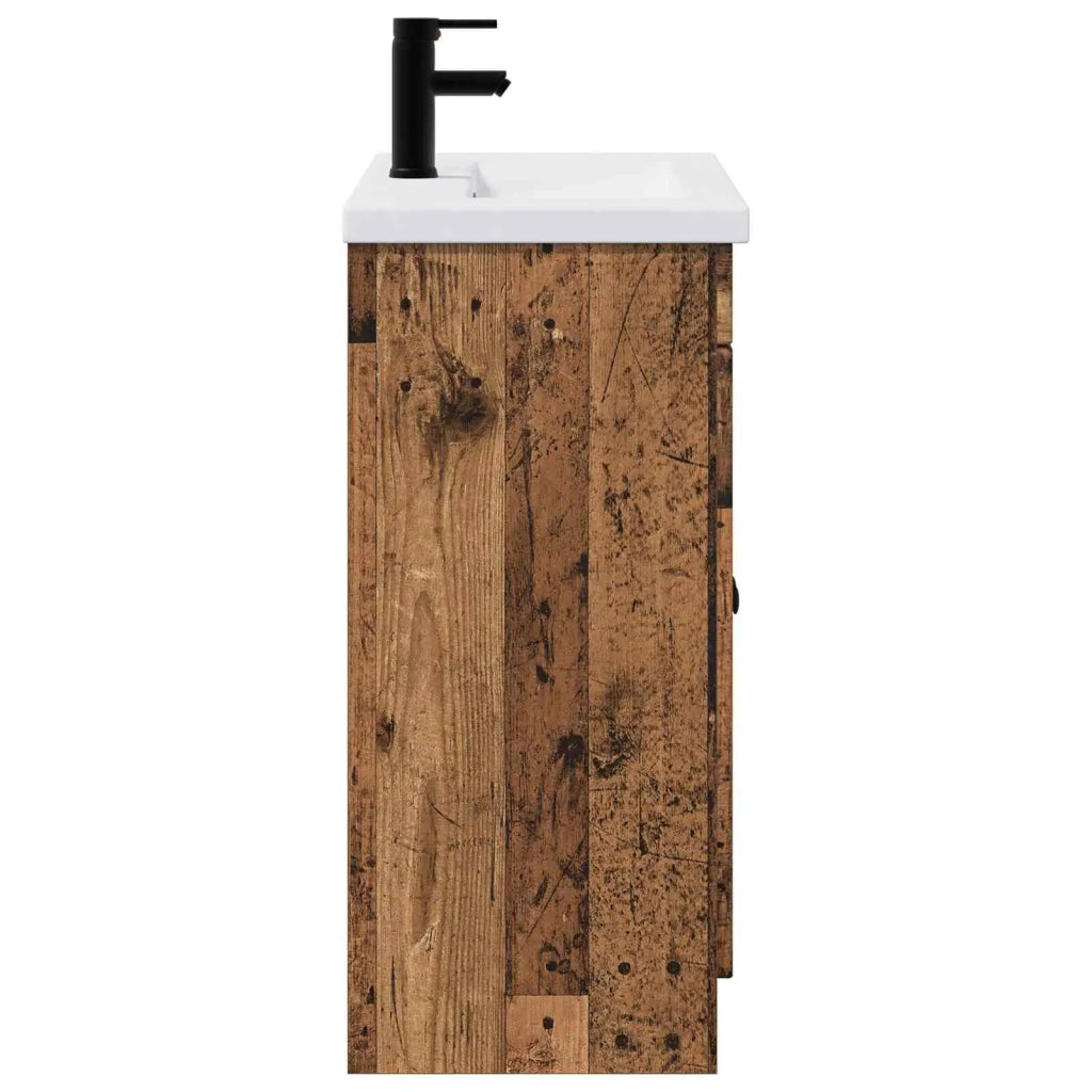 Set di mobili per il bagno Legno antico 78,5 x 37,5 x 81 cm 3404142