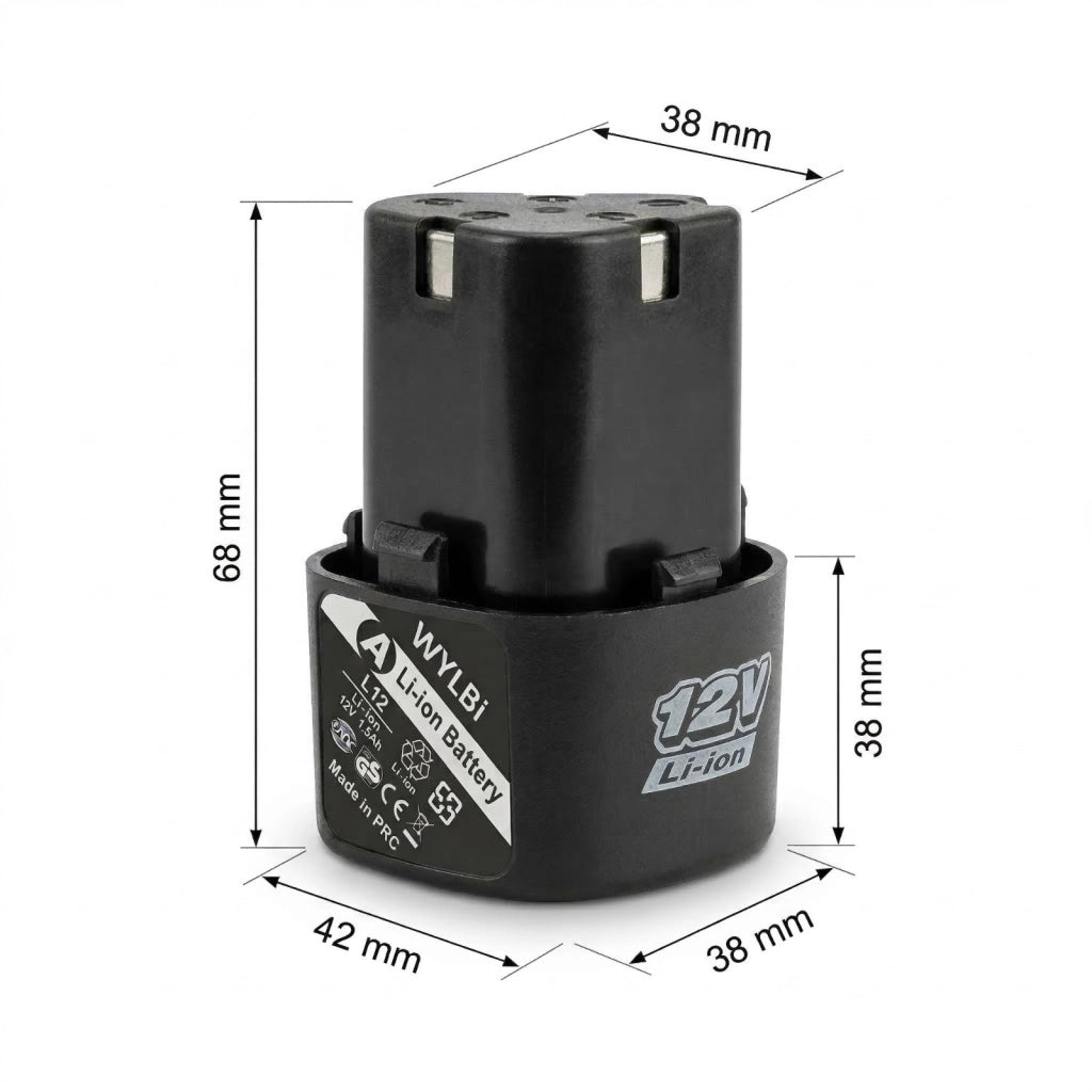 RICAMBIO BATTERIA PER TRAPANO AVVITATORE UTENSILE RICARICABILE LITIO 12V LI-ION