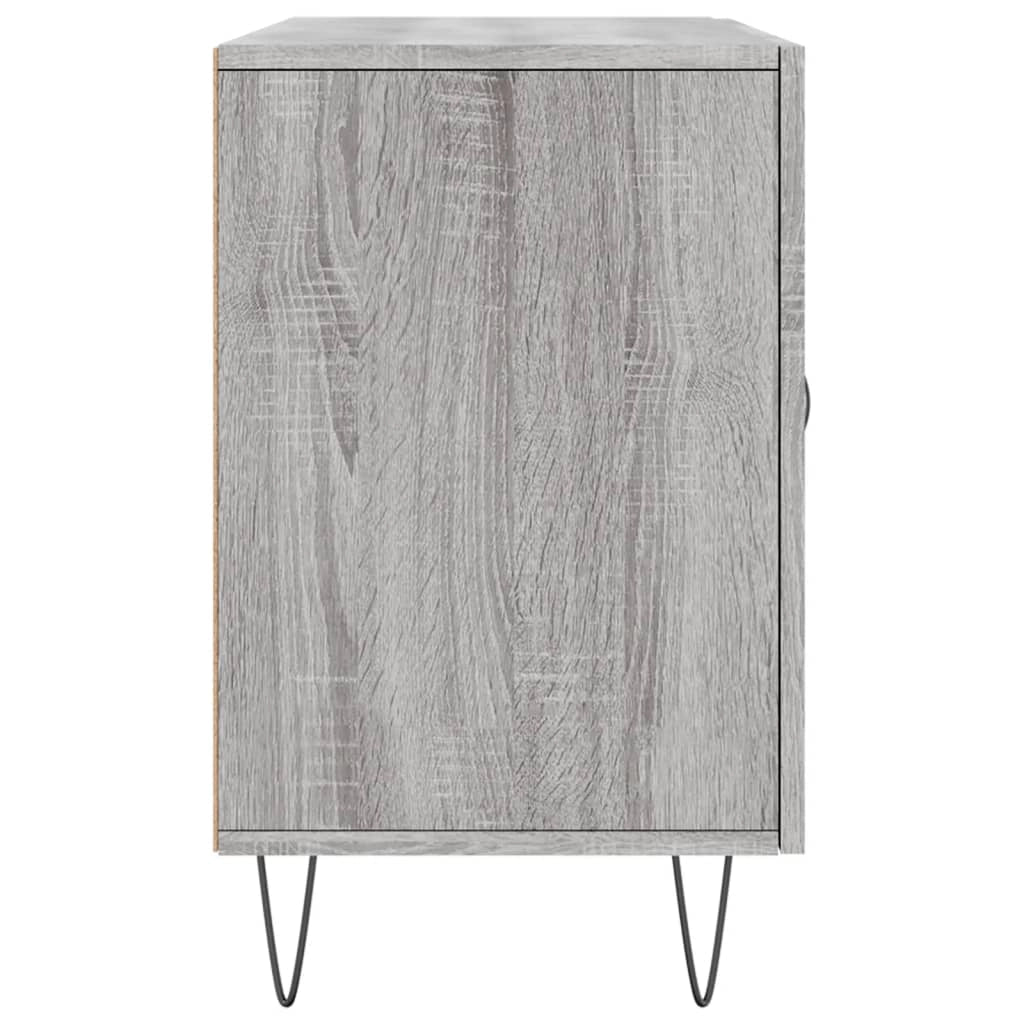 Buffet credenza cassettiera armadio mobile contenitore organizer cucina soggiorno rovere Sonoma 100 x 36 x 60 cm legno ingegnerizzato grigio 02_0036259