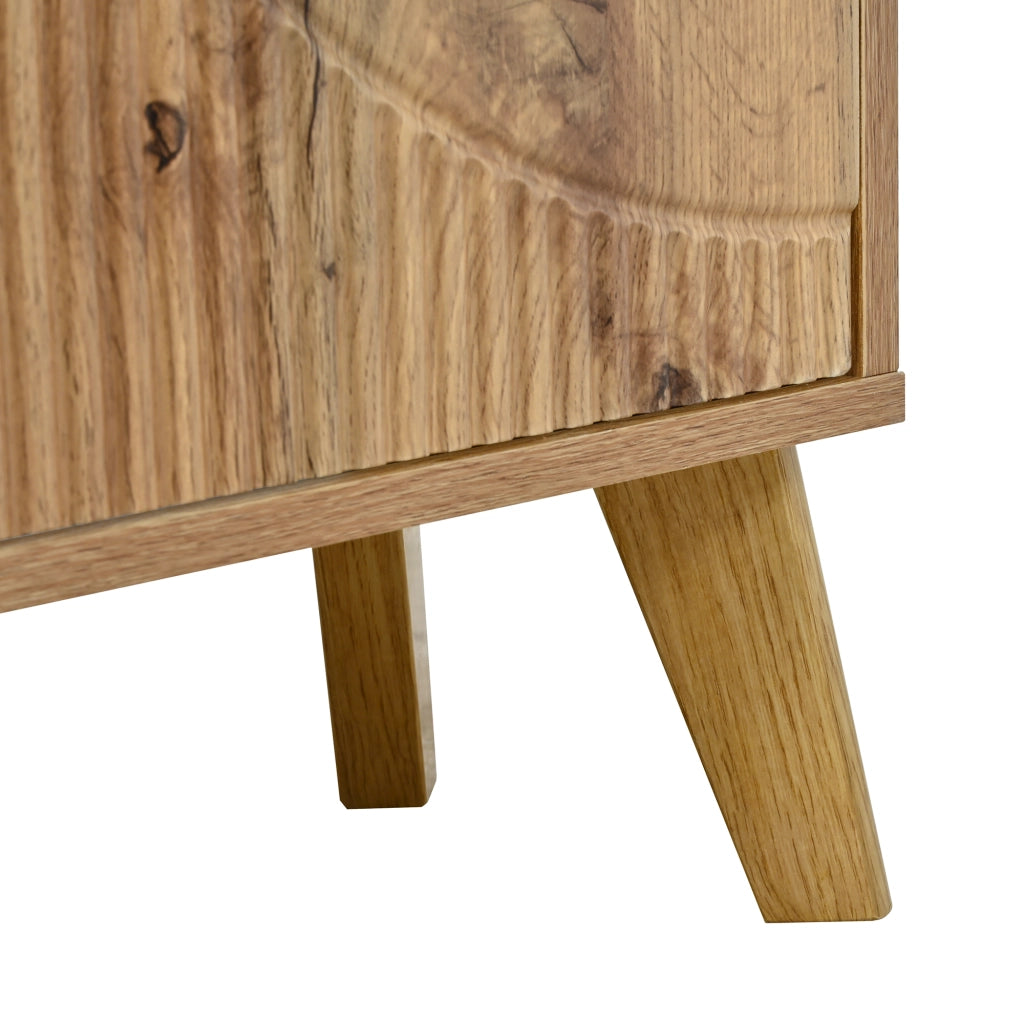 Scarpiera con Ante a Ribalta in Legno ¨C Xylo ¨C Piano in Marmo, Gambe Massello, 4 Ante