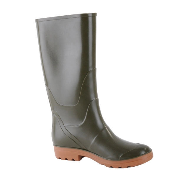 Nora Stivali Gomma Country Ginocchio Numero 43 Verde