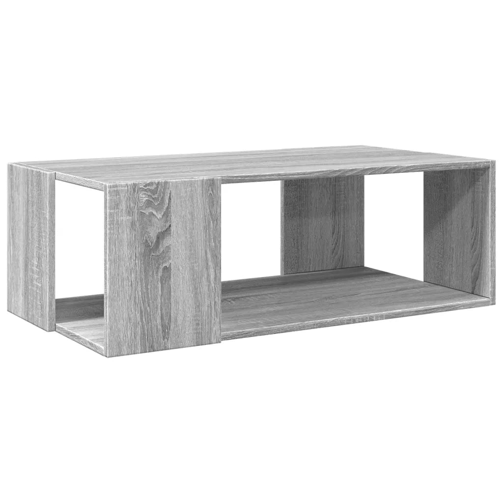 Tavolino Salotto Grigio Sonoma 89,5x48x30 cm Legno Multistrato 848155