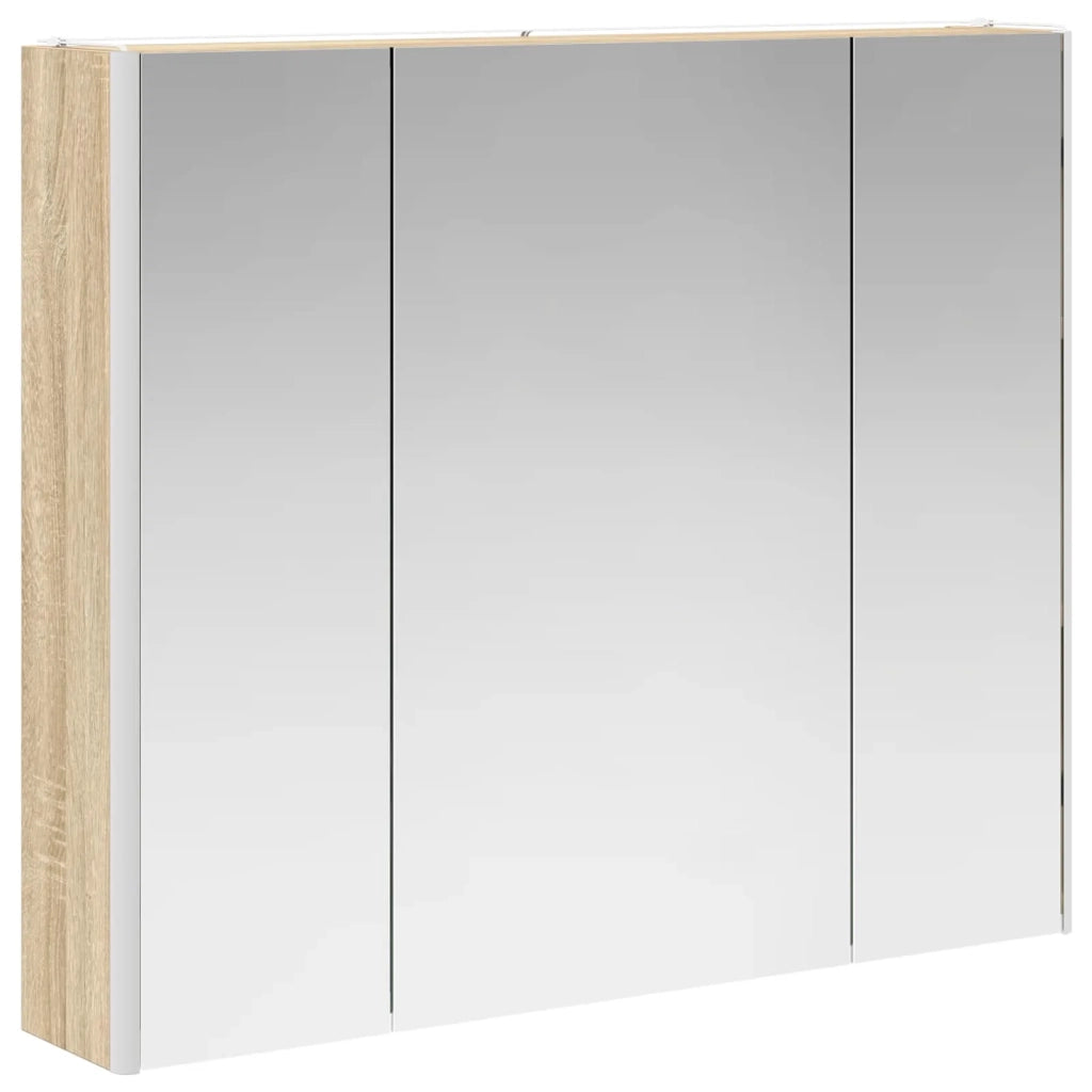 Mobiletto per specchio da bagno Rovere Sonoma