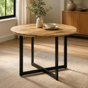 Dining Table 110x75 Cm Solid Mango Wood