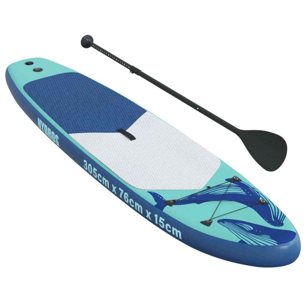 Tavola da Paddle Gonfiabile HYDROS 305 x 76 x 15 cm Turchese 42039112
