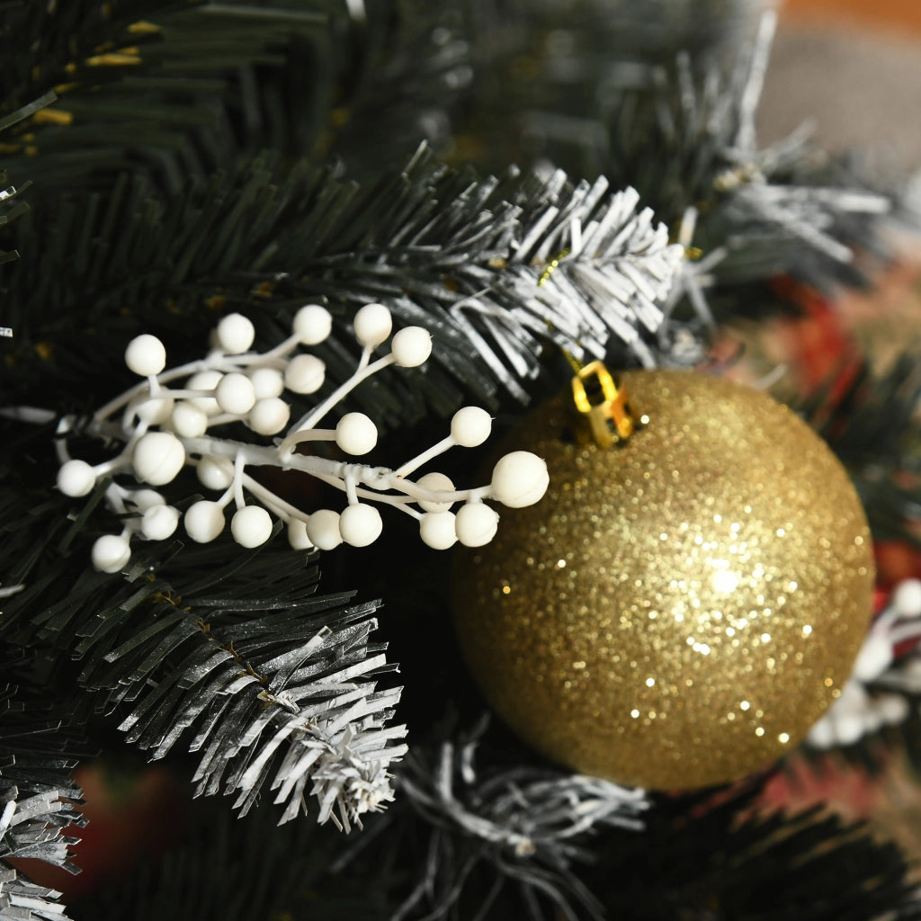 Albero di Natale Artificiale ¨C zephmum ¨C Verde 150 cm Pieghevole