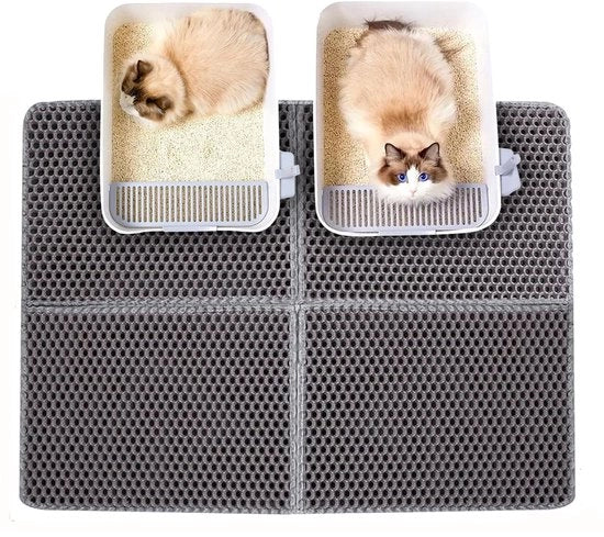 Matrice per gatto 76x61cm, Matrice per gatto, Matrice per gatto, Doppia strato, Grande, Disegno di api matrice per gatto, Opportuno e trasportabile