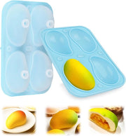 Set di 2 Forme a 3D di Silicone per Torta - 8 Cavitazioni - per Chocolata Gelato Panna Pudding Mousse
