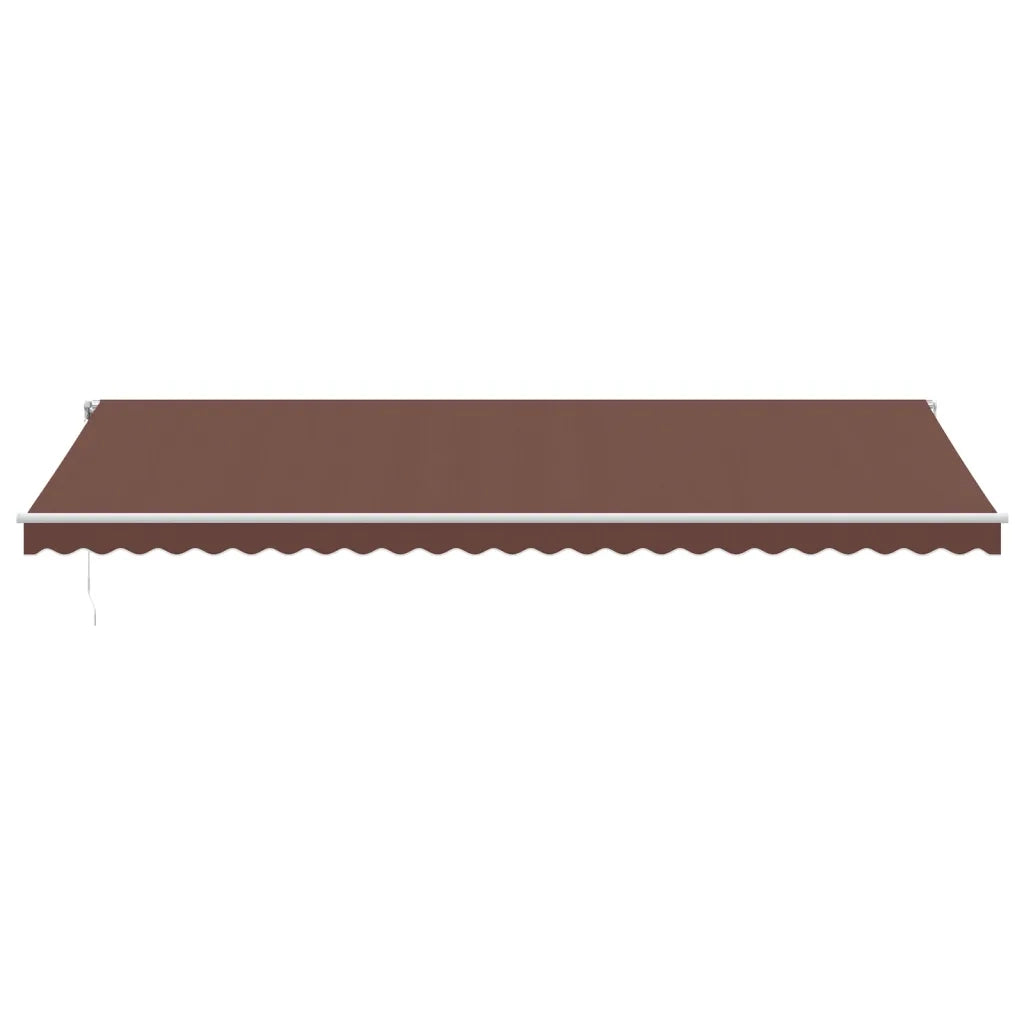 Tenda da Sole Retrattile Automatica Marrone 600x350 cm 3215401