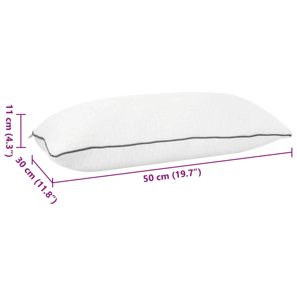 Cuscino Shread Bianco 50 x 30 x 11 cm Schiuma Memory CFW6234934