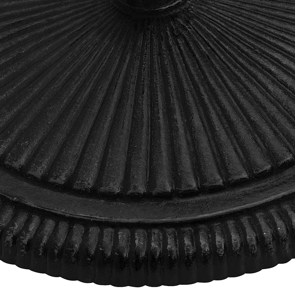 Base per ombrellone-Supporto per ombrellone Nera 45x45x30 cm in Ghisa