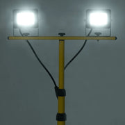 Faretto a LED con Treppiede 2x30 W Bianco Freddo CFW3500302