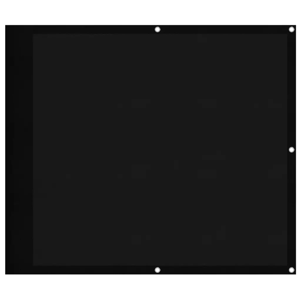 Paravento da Balcone Nero 90x700 cm 100% Poliestere Oxford 4000368