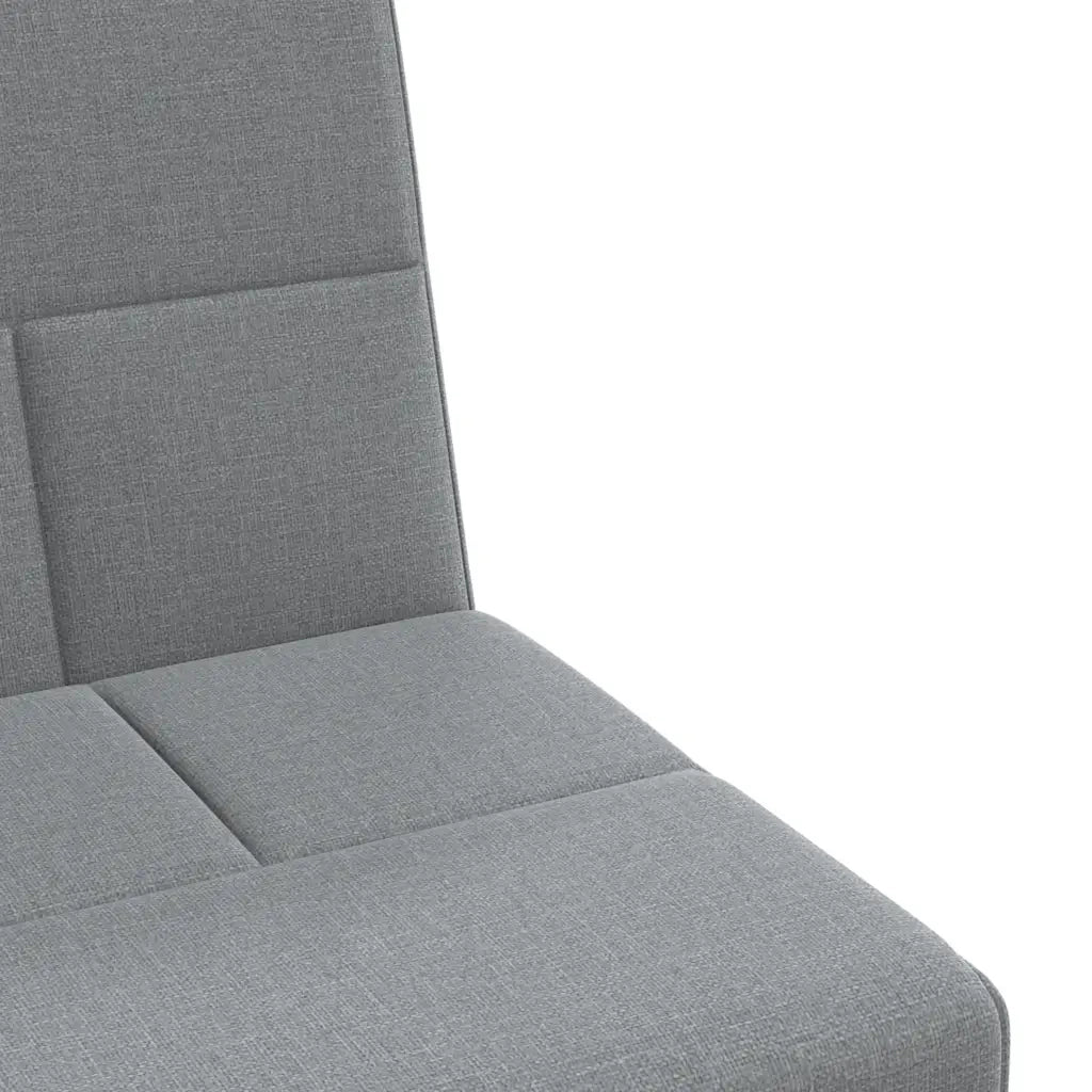 Divano letto | Sof¨¤ letto | Letto singolo con Portabicchieri in Tessuto Grigio Chiaro