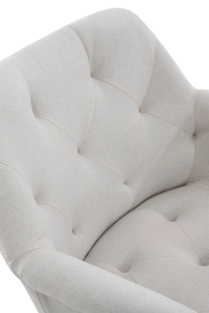 Sedia da pranzo Langford Beige,Tessuto