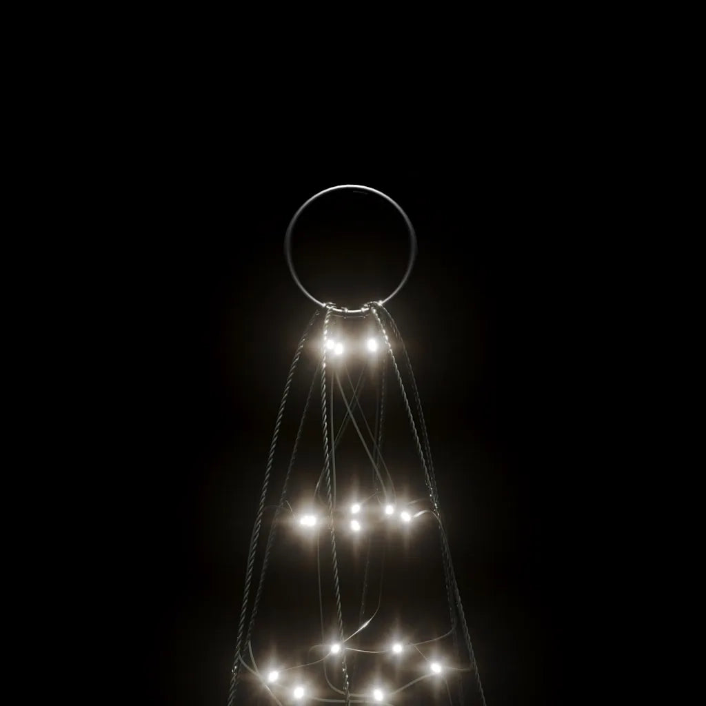 Albero di Natale a LED 200 LED Bianco Freddo 180 cm 358109