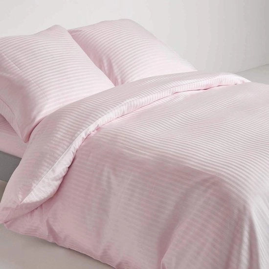 Dekbedovertrek egitto 240x220 cm - azzurro - percale 330 fili