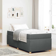 Struttura del letto Grigio scuro 90 x 200 cm Tessuto 3399329