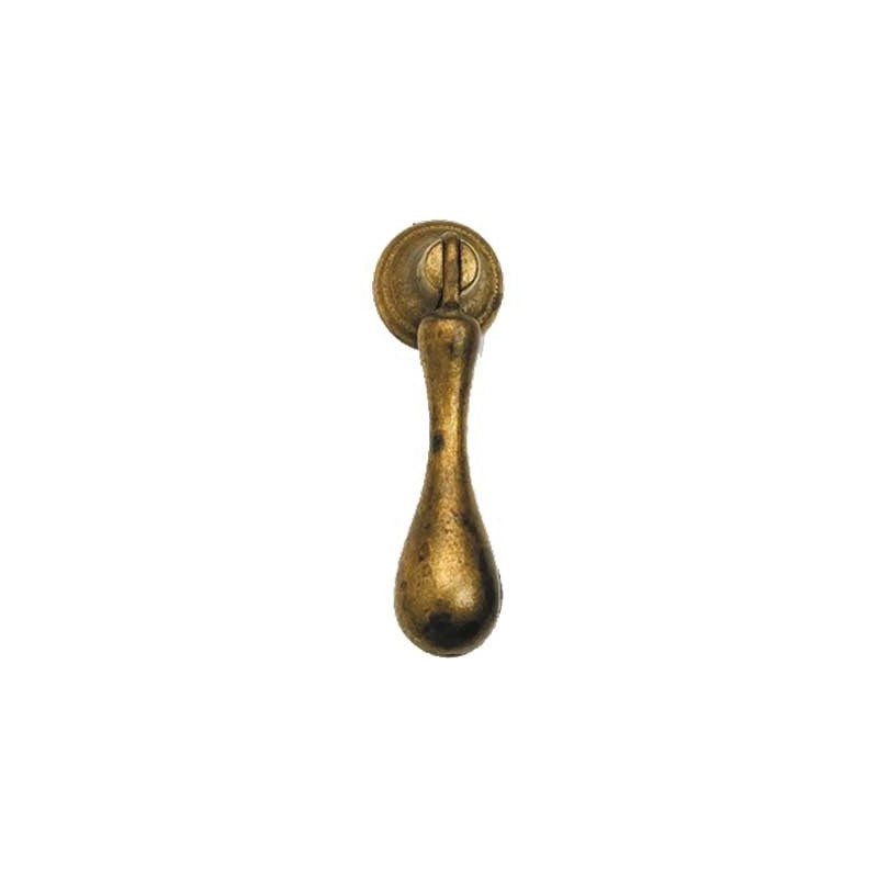 PENDENTE PER MOBILI '21396' 18x63 mm - Ottone antico - METAL GROUP
